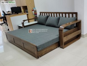 Sofa Giường Gỗ Thông Minh-TX15